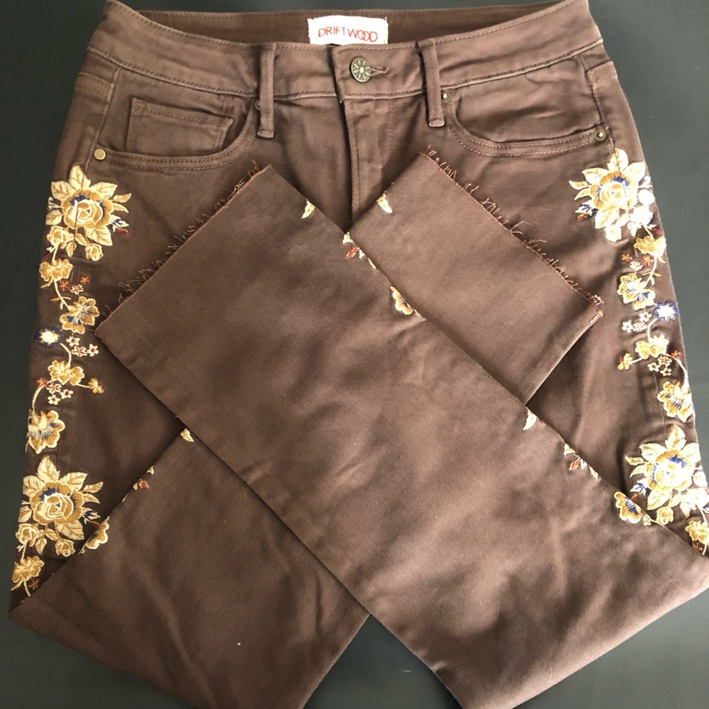 Driftwood crop jeans